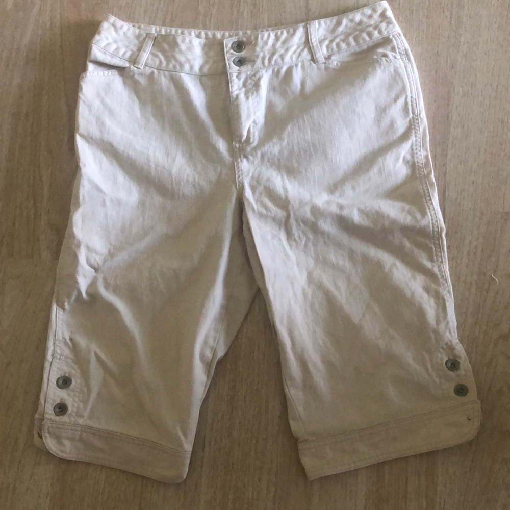 VINTAGE SONOMA FANCY CAPRIS SIZE 12 TAN